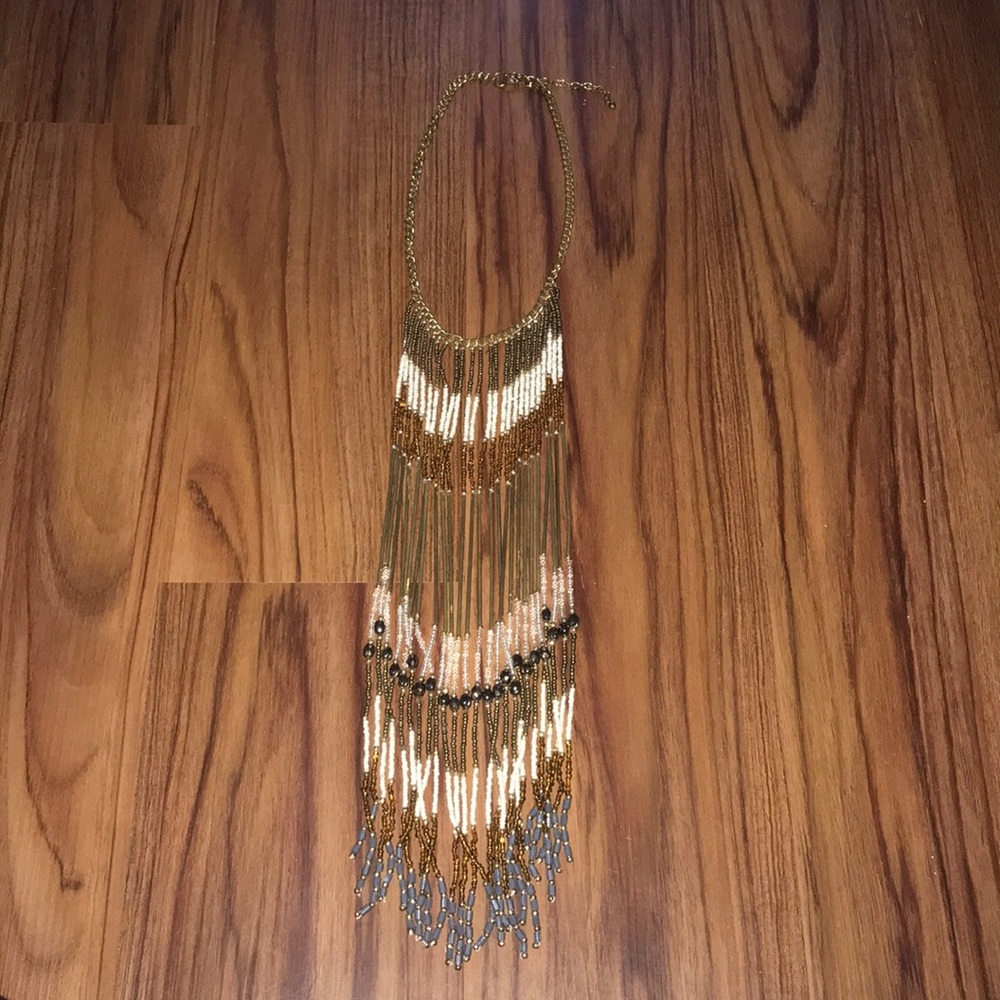 Long beaded necklace